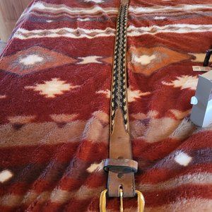 3D DDD mens leather belt size 36 made in USA